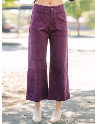 Purple Corduroy Pants