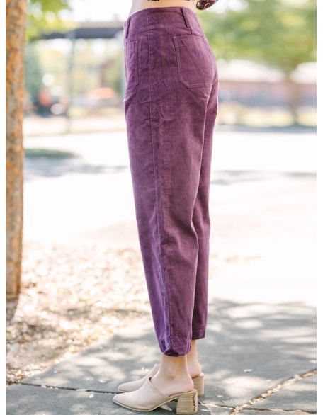 Purple Corduroy Pants