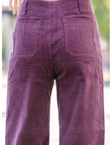 Purple Corduroy Pants