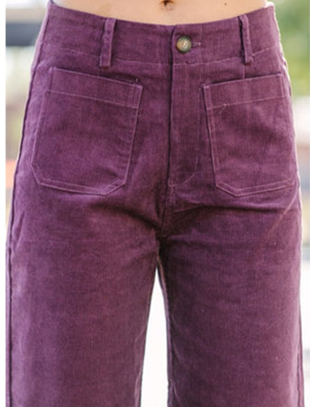 Purple Corduroy Pants