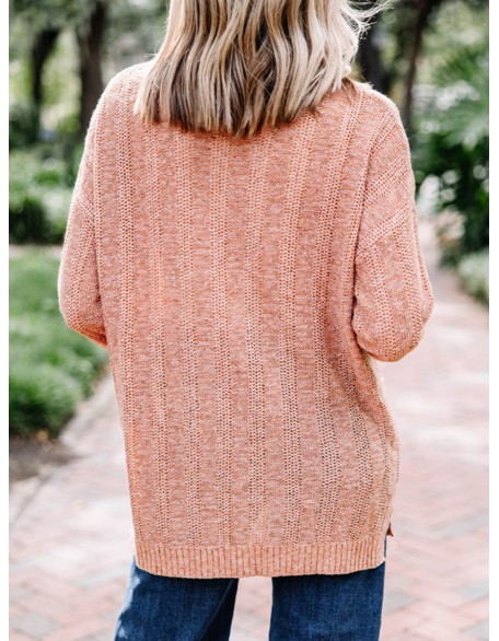 Knitted Brown Cardigan