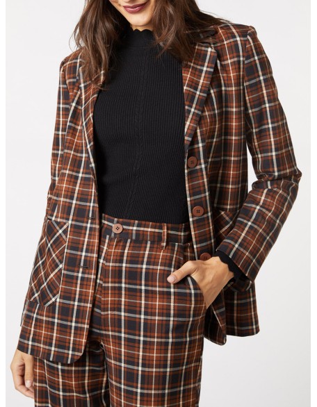 Amber Check Blazer