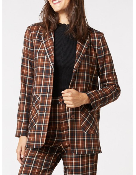 Amber Check Blazer