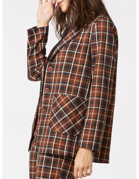 Amber Check Blazer