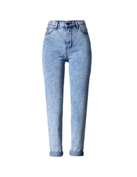 Long Jeans High Waist Jeans Vintage Loose Straight Denim Jeans
