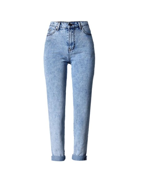 Long Jeans High Waist Jeans Vintage Loose Straight Denim Jeans