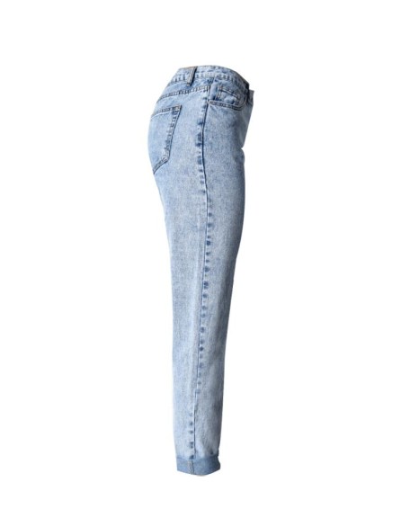 Long Jeans High Waist Jeans Vintage Loose Straight Denim Jeans