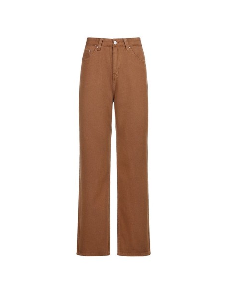 Wide Jeans Baggy Pockets Zipper Cargo Pants