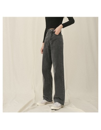 High Waisted Jeans For Women Denim Joggers Pants Mom Trousers