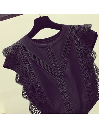 Fashion Clothing Plus Size Solid Shirt Women Blouse