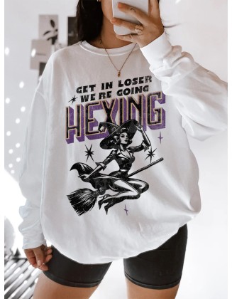 Get in Loser Spooky season Sweatshirt