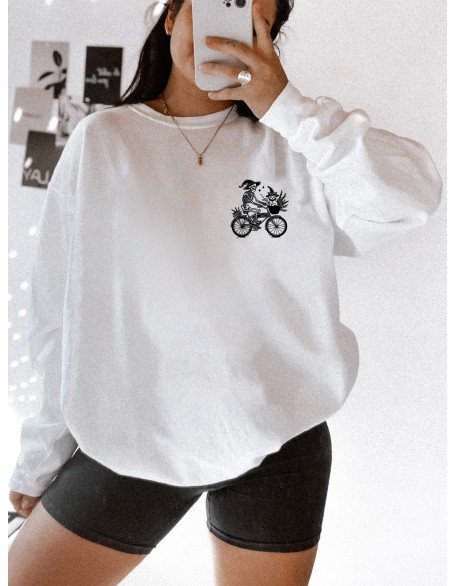 Ghost Riders Cat Riding Sweatshirt