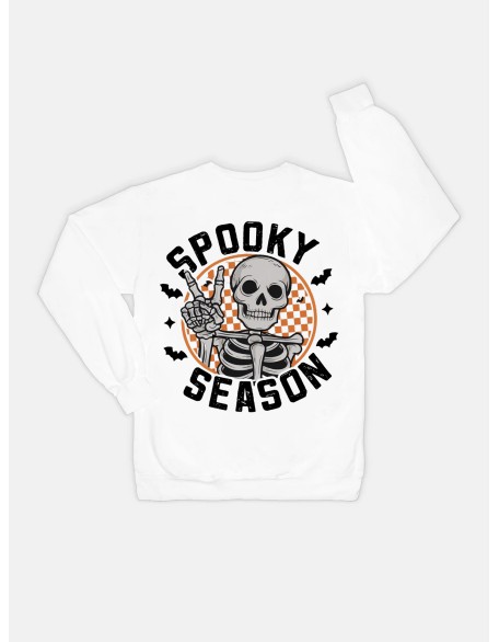 Spooky Season Skeleton Halloween Sweatshirt