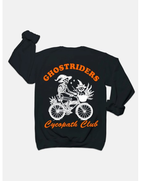 Ghost Riders Cat Riding Sweatshirt