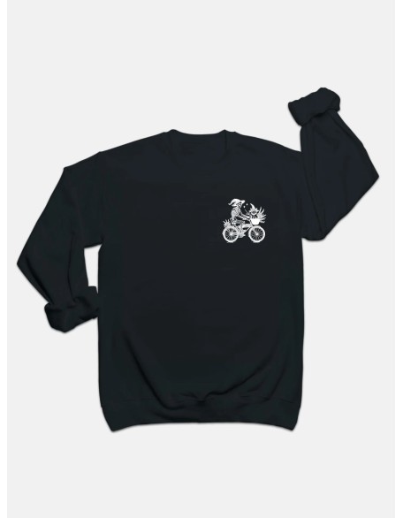 Ghost Riders Cat Riding Sweatshirt