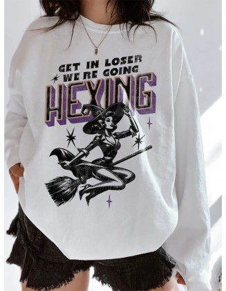 Get in Loser Spooky season Sweatshirt