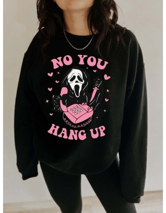 Halloween Ghostface Crew-White