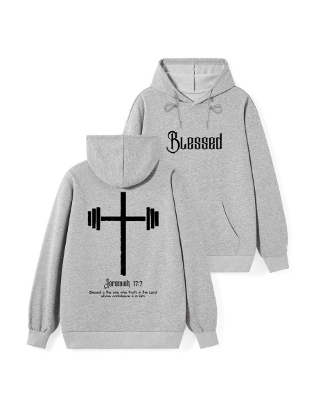 Blessed Is One Who Trusts In The Lord Classic Christian Hoodie