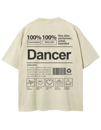 Dancer Unisex Fit Washed T-Shirt