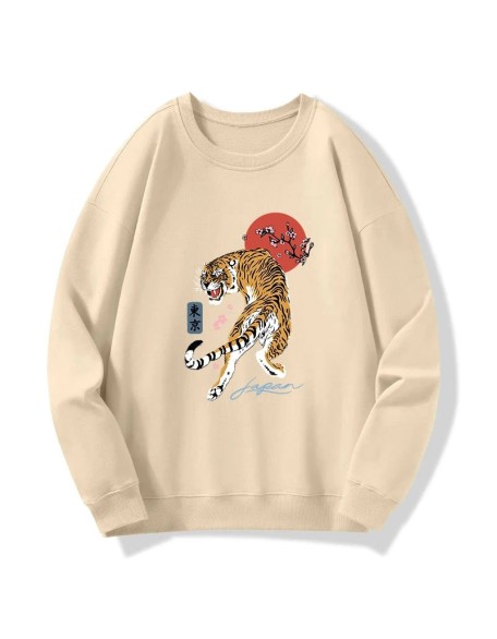 Tiger Blossom Japanese Sakura Sweatshirt