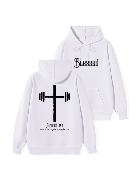 Blessed Is One Who Trusts In The Lord Classic Christian Hoodie