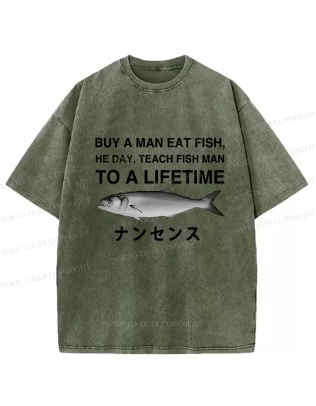 -Tiger Funny To A Lifetime Washed T-Shirt