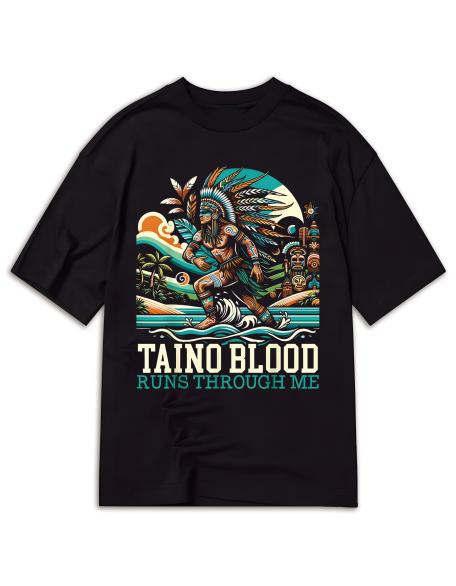 Taino Warrior Graphic Tee - Soft Cotton, Casual Fit for Men & Women - Perfect for Church & Casual Attire