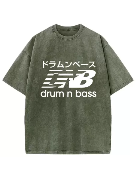 Japanese Drum And Bass Washed T-Shirt