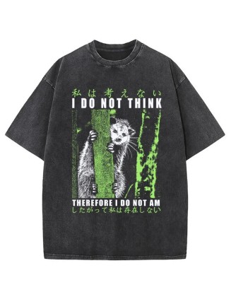 Stupid Possum Japan Washed T-Shirt