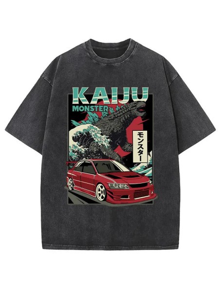 Japanese Kaiju Washed T-Shirt
