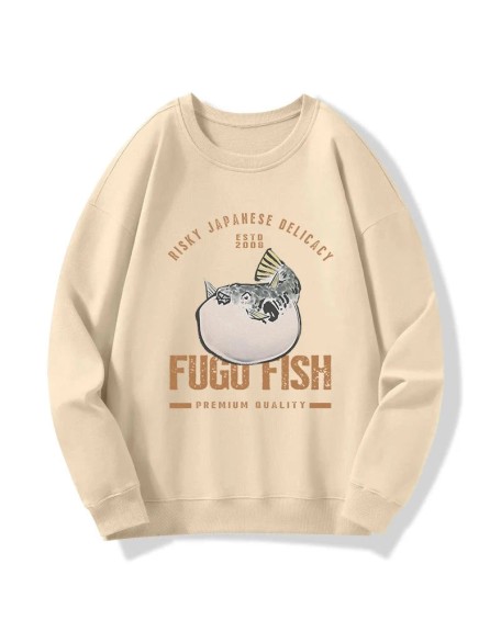 Fugu Fish Japanese Sweatshirt