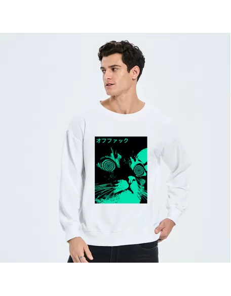 Cool Cat Japanese Sweatshirt