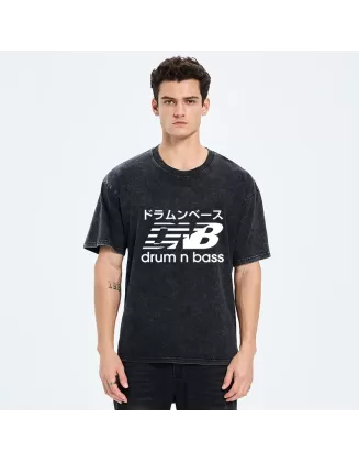 Japanese Drum And Bass Washed T-Shirt