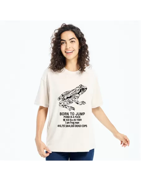 Born To Jump Washed T-Shirt
