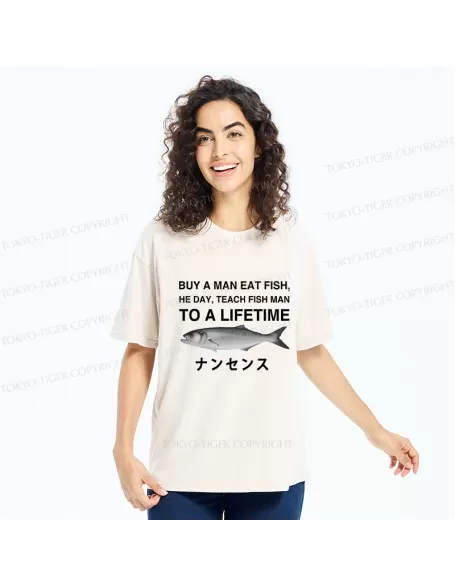 -Tiger Funny To A Lifetime Washed T-Shirt