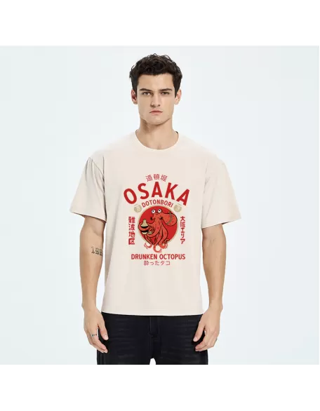 Drunken Octopus Japan Washed T-Shirt