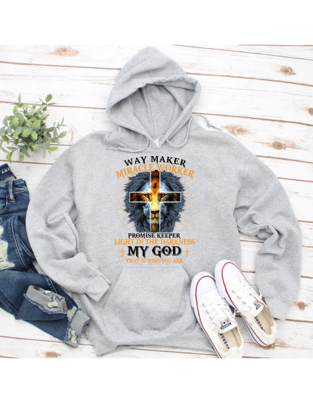 Lion Way Maker Miracle Worker Hoodie