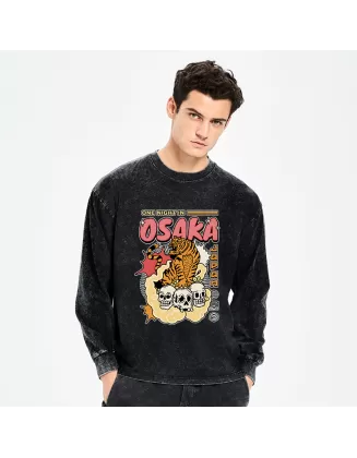 Osaka Tiger Washed Long Sleeve T-Shirt