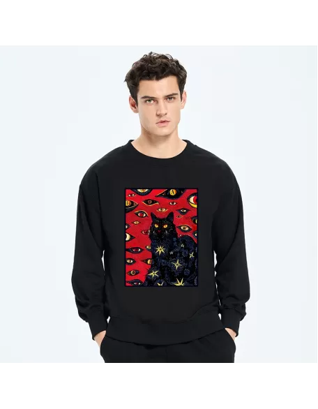 Mysterious Cat Sweatshirt