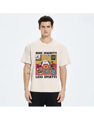 -Tiger More Spaghetti Less Upsetti Washed T-Shirt