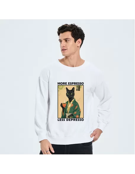 More Caffeine Less Sadness Sweatshirt