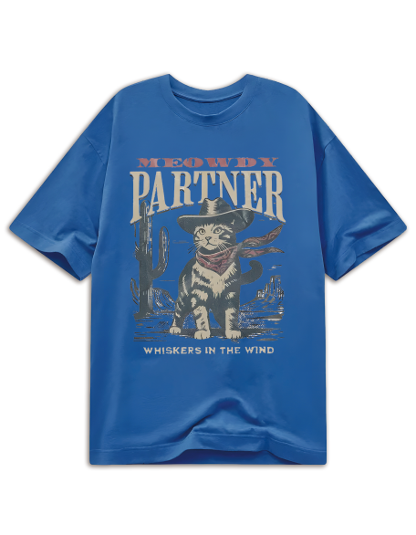 Meowdy Partner Cowboy Cat Shirt, Funny Vintage Western Cat Tee, Cyber Monday Special,Cat Lover Gift Ideas