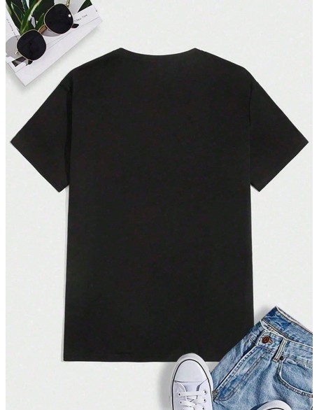 Men's Cruise Crew Nap Graphic T-Shirt - "Most Likely to Take a Nap" Design with Fashion Glasses & Palm Tree Art, 100% Cotton, Casual Round Neck Short Sleeve, Black, S-XXXL