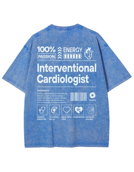 Interventional Cardiologist Unisex Fit Washed T-Shirt