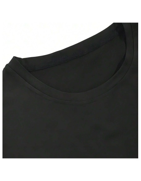 With A Fish Motif on The Left and A Deer Motif on The Right, The Design Is Full of Outdoor and Hunting Fishin-Men'S Casual Cotton T-shirt with Unique Pattern Printing