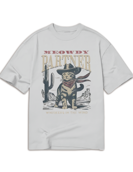 Meowdy Partner Cowboy Cat Shirt, Funny Vintage Western Cat Tee, Cyber Monday Special,Cat Lover Gift Ideas
