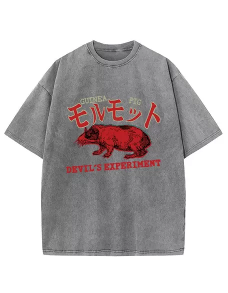Terrible Guinea Pig Washed T-Shirt