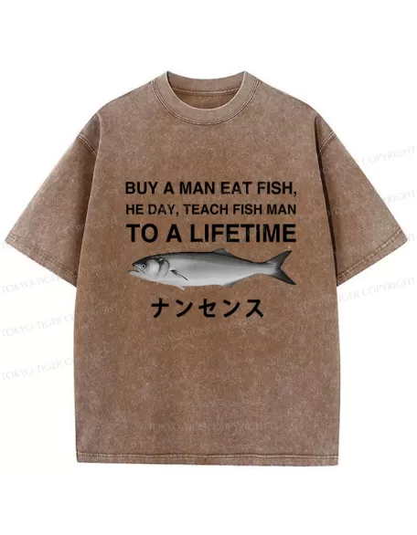 -Tiger Funny To A Lifetime Washed T-Shirt