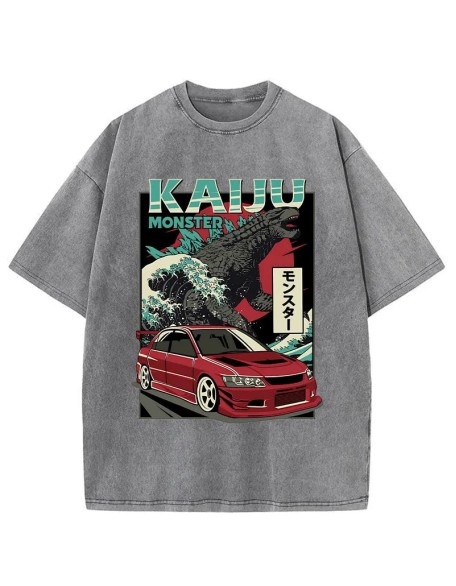 Japanese Kaiju Washed T-Shirt