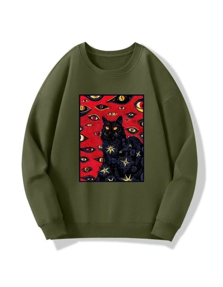 Mysterious Cat Sweatshirt